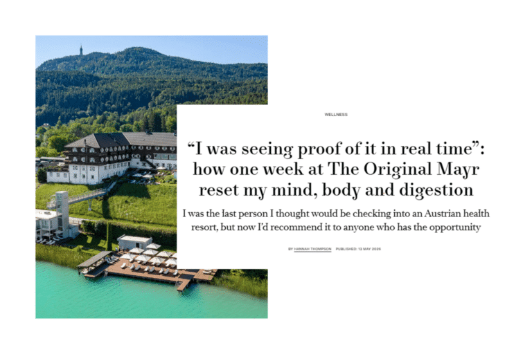Harper's Bazaar article about the Original Mayr Medical Resort.